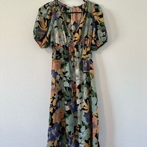 Floral Multicolor Maxi Dress